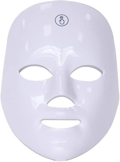 Branco Led Facial, Mascara Led, Mascara de Facial, Tratamento Fototerapia Estética 2 Cores