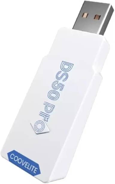 Adaptador Bluetooth DS50 PRO para Controles PS5, PS4, PS3, Xbox Series X|S, Nintendo Switch e PC – Baixa Latência, Função Macro Avançada, Vibração, Motion Control, Turbo e Conexão Estável