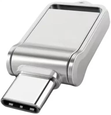 Pendrive 2TB usb tipo-c 2-em-1 usb 2.0 memória flash otg pendrive disco flash 2TB para computador portátil Tablet Compativel USB - Tipo -C