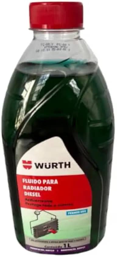 Fluido De Radiador Orgânico Pronto Para Uso Verde Azulado 1 Uni Wurth