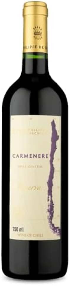 Vinho Tinto Chileno Baron Philippe de Rothschild Reserva Valle Central Carménère 750 ml
