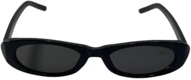 Óculos de sol retrô vintage unissex proteção UV retangular Acetato - Milão