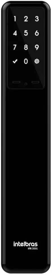 Fechadura Smart de Embutir sem Maçaneta IFR 3001 Preto Intelbras