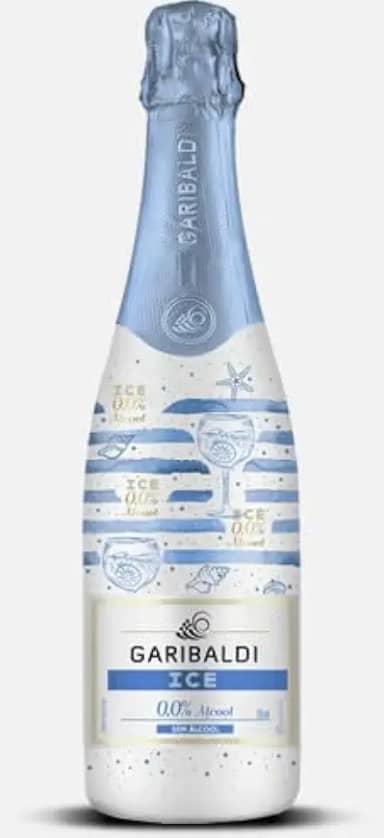 Vinho Branco Garibaldi ICE Zero Álcool, Bebida Não Alcoólica, Garrafa de Vidro