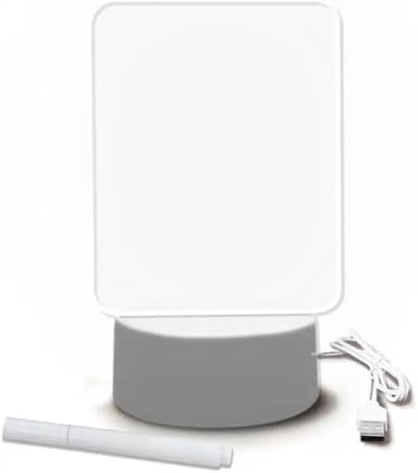 Luminária 3D LED Quadro De Mensagem - Presente Criativo - Decoração Romântica Quarto - Luminária USB Decorativa - Presente Romântico