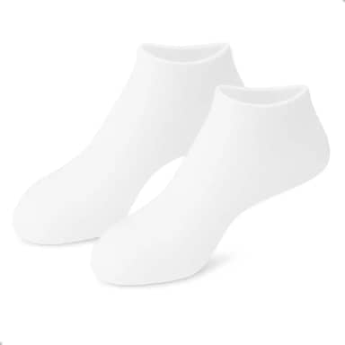 Meia Hidratante Para Pés Rachado Ressecado Tratamento Para Rachaduras Ressecamentos Pés Desidratado Reutiizável 20 a 30 Minutos Diariamente Federal's Store (Branca)