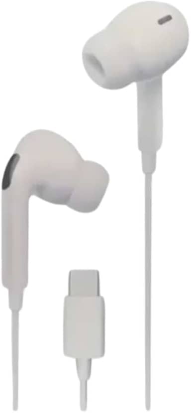 Fone de Ouvido USB-C 6ª Geração (Branco) - Áudio Premium Balanceado, Redução de Ruído 99,15%. Compatível com Samsung, Xiaomi, iPad, MacBook e Smartphones Android Tipo-C.