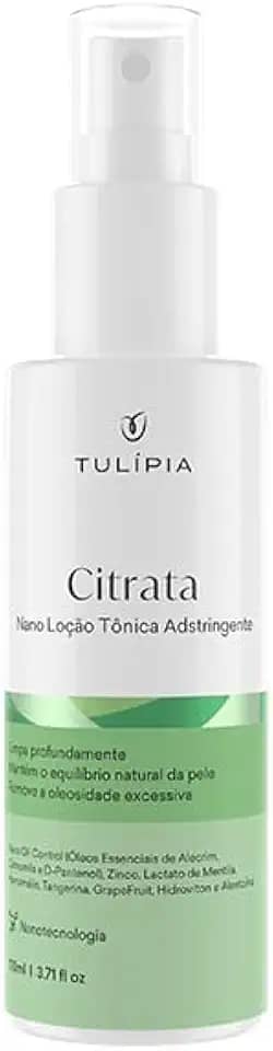 Citrata Nano Loção Tônica Adstringente 110ml Auxilia a controlar a oleosidade da pele