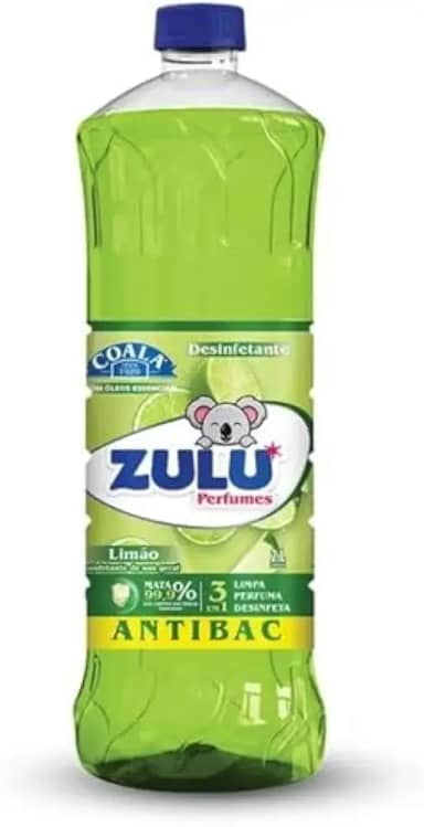 Desinfetante Multiuso Antibacteriano Translúcido 2L Limão