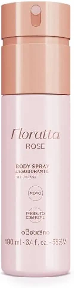 O BOTICARIO FLORATTA ROSE BODY SPRAY DES COLONIA 100ml