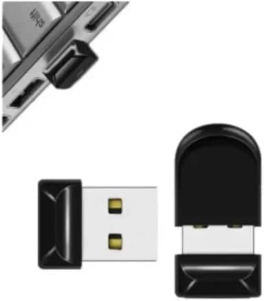 Mini Pen Drive USB 4GB, Portátil, Design Compacto, Compatível com Computador, Tablet, Carro e Caixa de Som, Preto