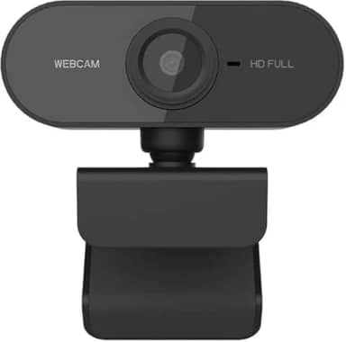 Webcam Full HD 1080p Premium com Microfone USB Plug & Play Foco Automático Compatível com Zoom Teams Meet Skype – Videochamadas Aulas Online Home Office Streaming Reuniões em PC e Notebook - PREMIUM