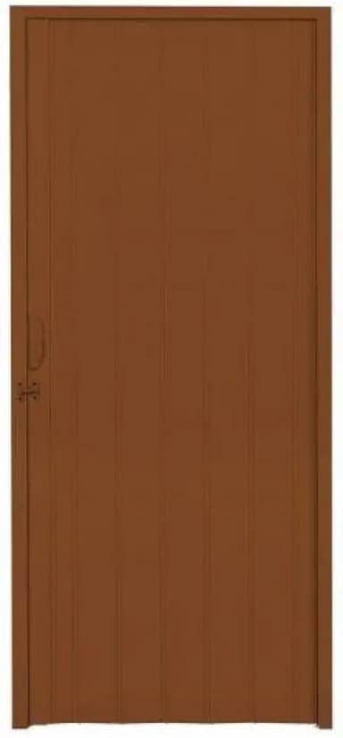 Porta Sanfonada PVC Polifort 210cmx70cm Mogno