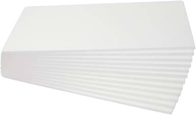 10 PLACAS DE ISOPOR 50MM (5 CM) DE ESPESSURA - 100x50x5 CM - ANTICHAMAS PARA FORRO, ISOLAMENTO ACÚSTICO.