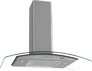 COIFA DE PAREDE 80CM VIDRO CURVO CLEAN FOGATTI KROMANOX 220V