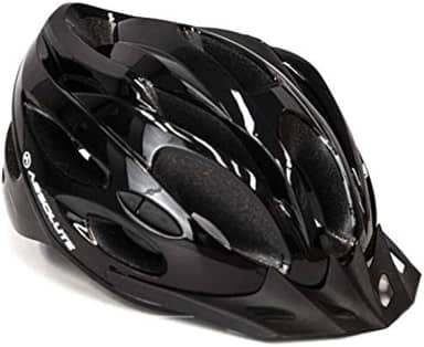 Genérico Capacete Ciclismo Bike Absolute Nero Wt032 Led Pisca Viseira (Preto, Adulto)