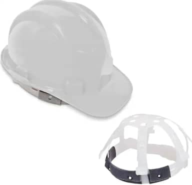 Capacete De Seguranca Branco Com Carneira