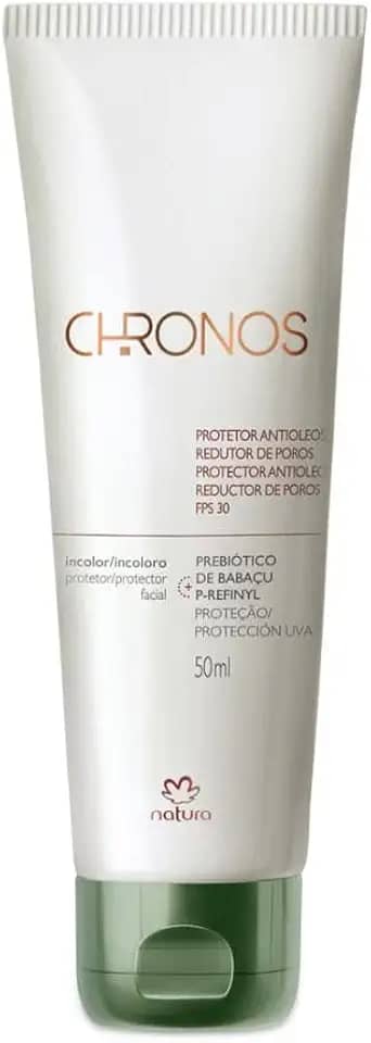 NATURA CHRONOS PROTETOR SOLAR FPS30 ANTIOLIOSADADE INCOLOR 50ML