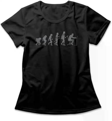 Camiseta Feminina Information Age Evolution