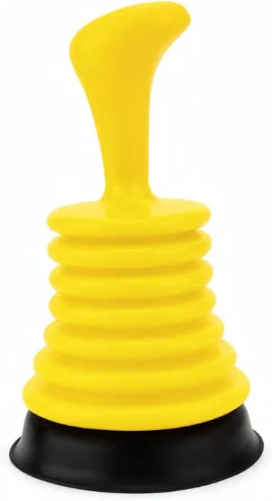 Desentupidor de Pia Turbo com Alta Pressão e Sucção Potente com Alça Ergonômica Base Antiderrapante e Design Portátil para Limpeza Rápida de Ralos e Vasos Versão Premium