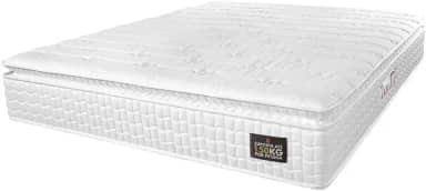 Colchão Casal Espuma D45 Lazio Pillow Top 138x188x29cm Branco Hellen - Suporta até 120kg por Pessoa