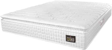Colchão Casal Espuma D45 Lazio Pillow Top 138x188x29cm Branco Hellen - Suporta até 120kg por Pessoa