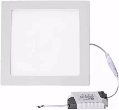 Plafon 25W Luminária Embutir LED Painel QUADRADO Slim Branco Frio 6500K