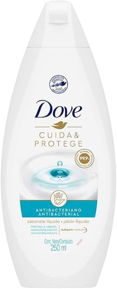 Dove Sabonete Líquido Cuida & Protege Frasco 250Ml