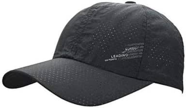 Boné masculino portátil dobrável com proteção solar para esportes ao ar livre, corrida, secagem rápida