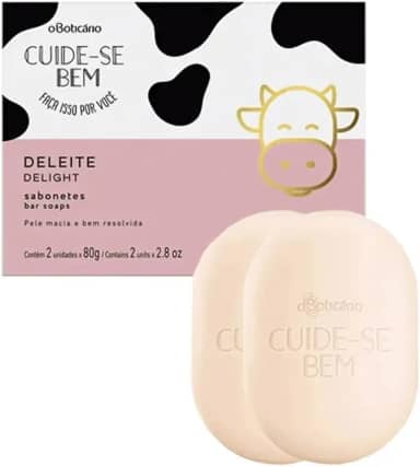 Cuide-se Bem Deleite Sabonete Em Barra O Boticário 2x80g