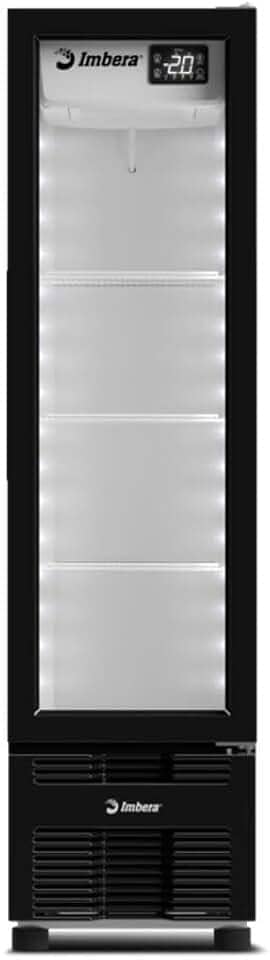Cervejeira Imbera 244 Litros Inverter Porta de Vidro Preta e Branca CCV144 Bivolt