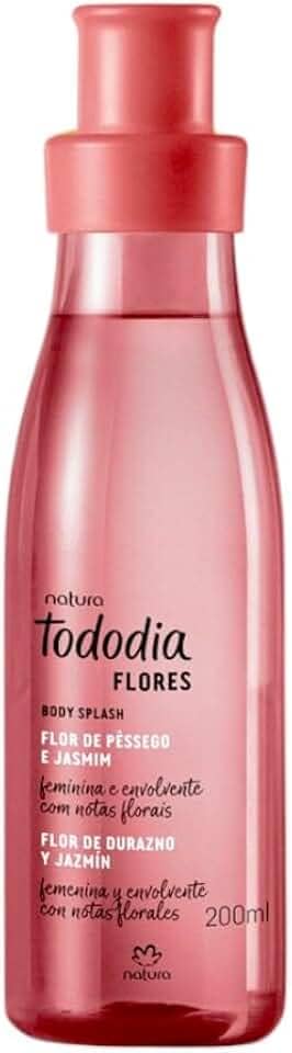 Body Splash TodoDia Flores Flor de Pêssego e Jasmin 200ml