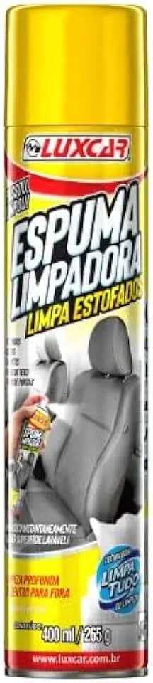 ESPUMA LIMPADORA - LIMPA ESTOFADOS 400ML LUXCAR