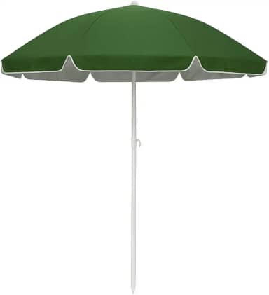 Guarda-sol de Praia 2,20 m com Proteção UV, Altura Ajustável 1,80–2,30 m e Bolsa para Transporte