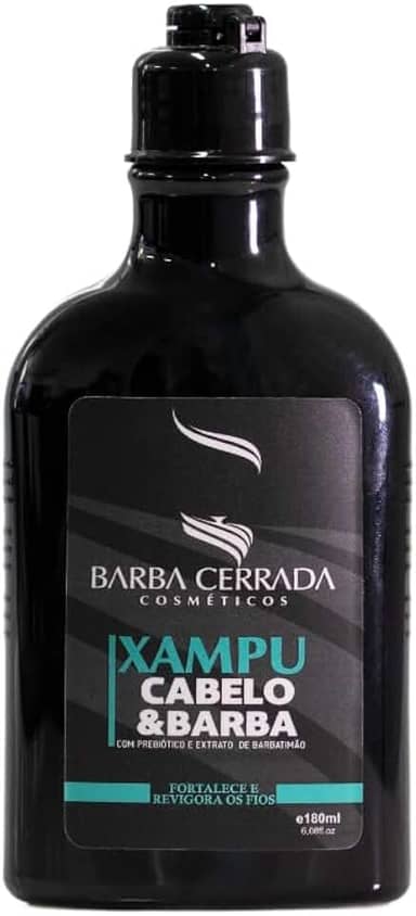 Shampoo para barba e cabelo 2 em 1 180ml Barba Cerrada
