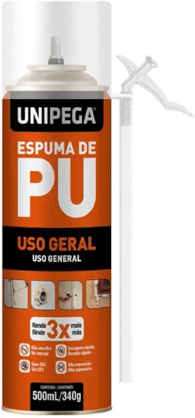 Espuma Expansiva Profissional 340g/500ml - UNIPEGA(EXP0534.0003)