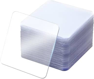 Fita quadrada transparente de montagem dupla face, resistente, super pegajosa, almofadas de gel para celular, carro, artesanato DIY, parede de escritório em casa (60 peças)