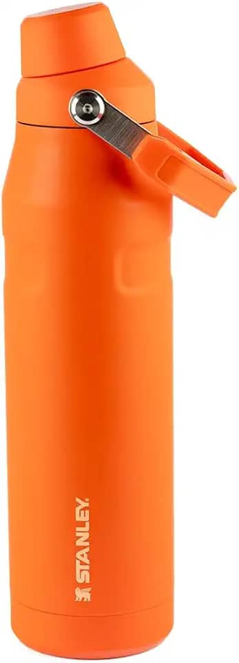 Stanley - Garrafa de Água Aerolight com Tampa Fast Flow, Garrafa Térmica a Vácuo para Bebidas Frias, Aço Inoxidável Leve, 1,06L, Tigerlily