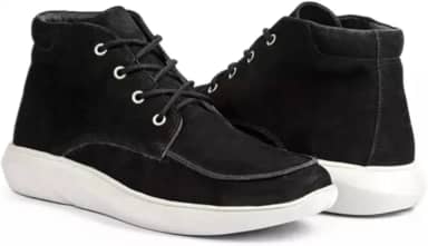 Bota Masculina de Inverno em Couro Forrada com Lã Imperméavel - San Martin