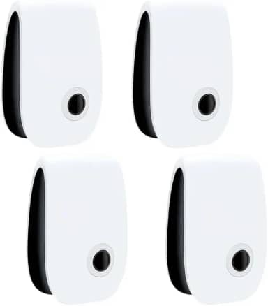 Kit 4 Repelentes Ultrassônicos de Tomada – Anti Insetos e Mosquitos, Bivolt, Elétrico, Sem Cheiro, Seguro para Pets e Crianças