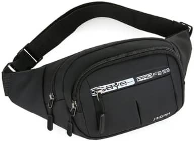 Pochete Masculina Esportiva Impermeável Stay Pro – Bolsa Transversal com Múltiplos Bolsos e Ajuste Confortável, Ideal para Viagens, Motociclistas, Academia e Dia a Dia (PRETO)