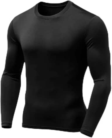 Blusa Flanelada Térmica Para O Inverno Frio Camisa Neve Segunda Pele Masculino