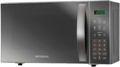 MONDIAL Micro-Ondas, Cinza/Espelhado, 1200W, 220V - MO-01-21-E