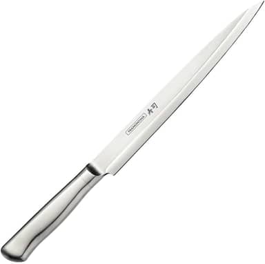 Faca Yanagiba Tramontina Sushi Diamond Com Lâmina E Cabo Em Aço Inox 9" Tramontina Inox