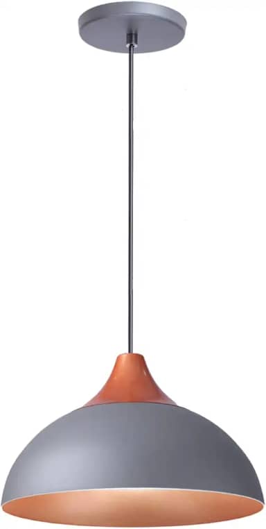 Pendente Lustre Luminária Panama Cinza