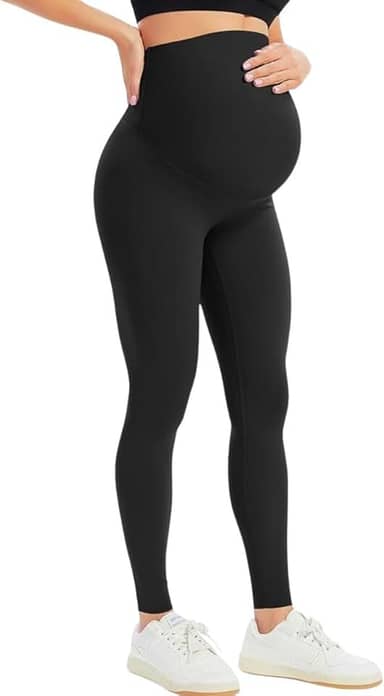 Calça legging gestante roupa maternidade alto conforto e sustentação barriga cós alto calça para grávida mãe