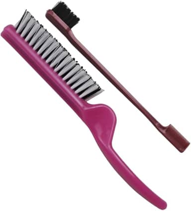 Kit Escova 5 Fileiras Cerda Mista/Escova Baby Hair