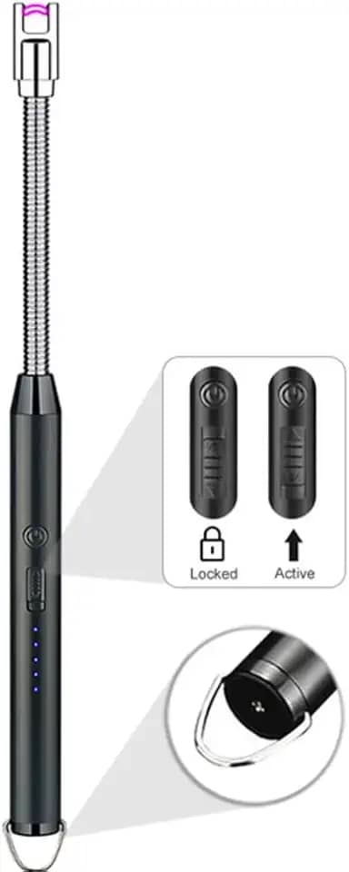 Isqueiro Acendedor Elétrico USB Recarregvel Cozinha Fogão Gas ( cores sortidas )