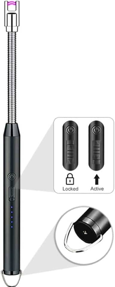 Isqueiro Acendedor Elétrico USB Recarregvel Cozinha Fogão Gas ( cores sortidas )