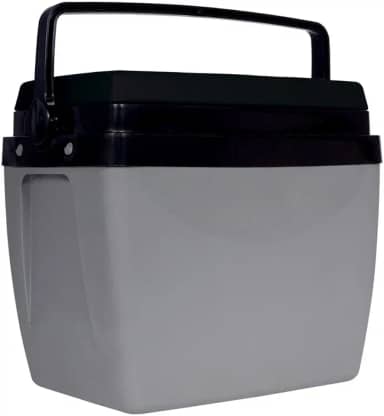 Mor - Caixa Térmica 26 Litros Cinza com Preto
